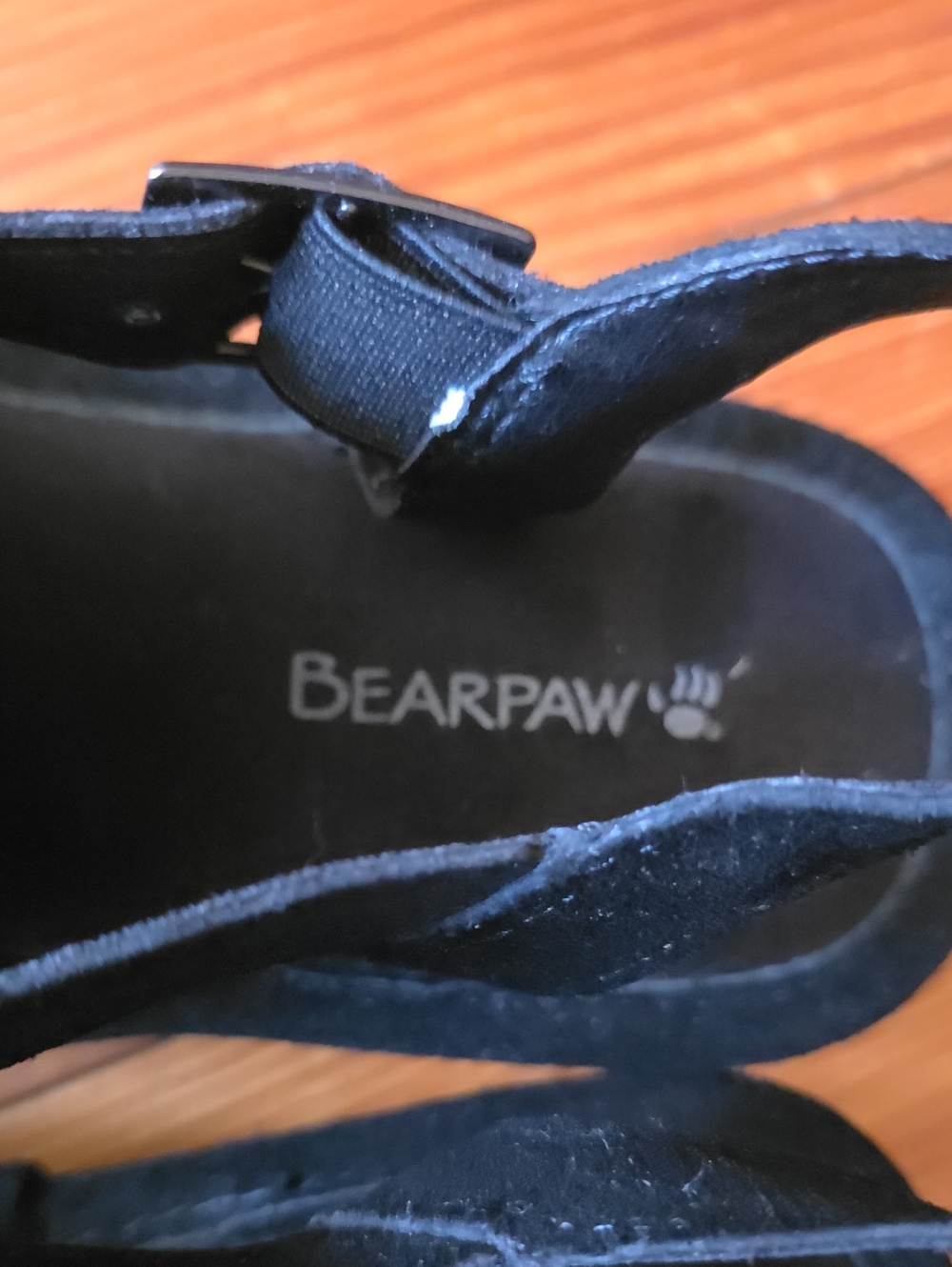 Bearpaw Ascend Sandals Black Nwot - Picture 7 of 8